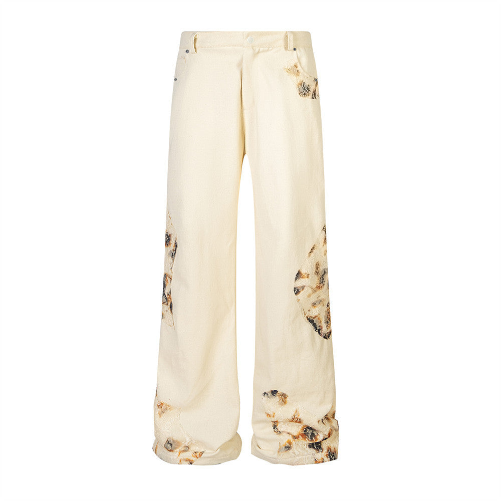 Unisex K-Style Wide Leg Denim Jeans - Loose Fit