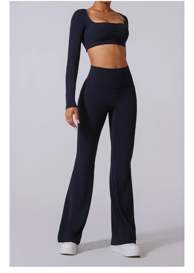 Högmidjade Vida Träningsbyxor Dam Yogapants