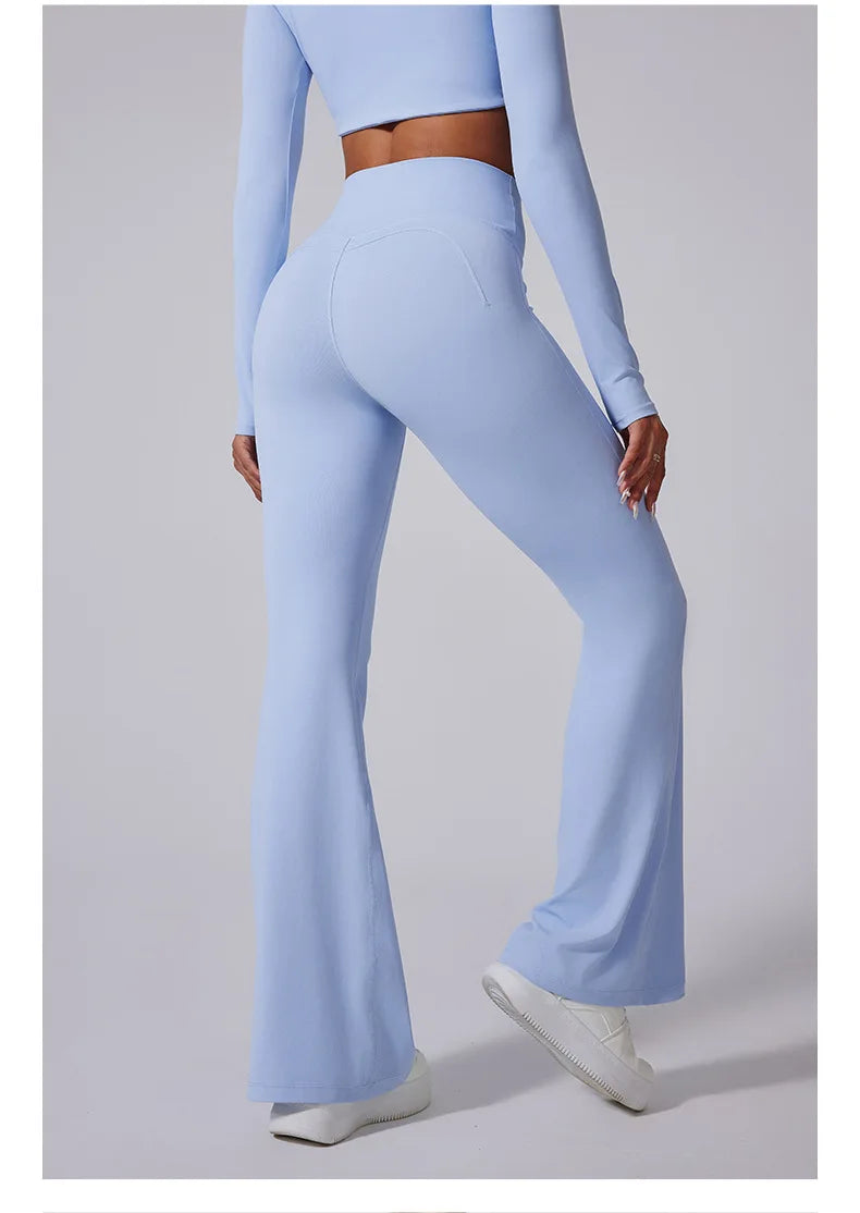 Högmidjade Vida Träningsbyxor Dam Yogapants