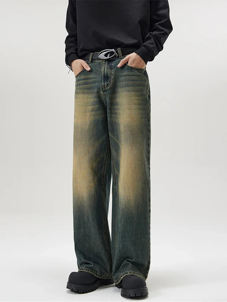 Vintage Baggy Abgenutzte Jeans
