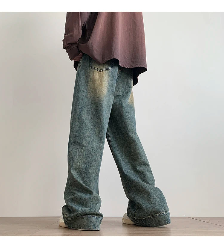 Men's Vintage Baggy Blue Jeans