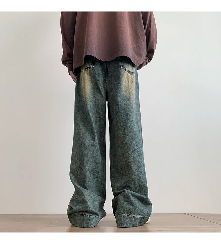 Men's Vintage Baggy Blue Jeans
