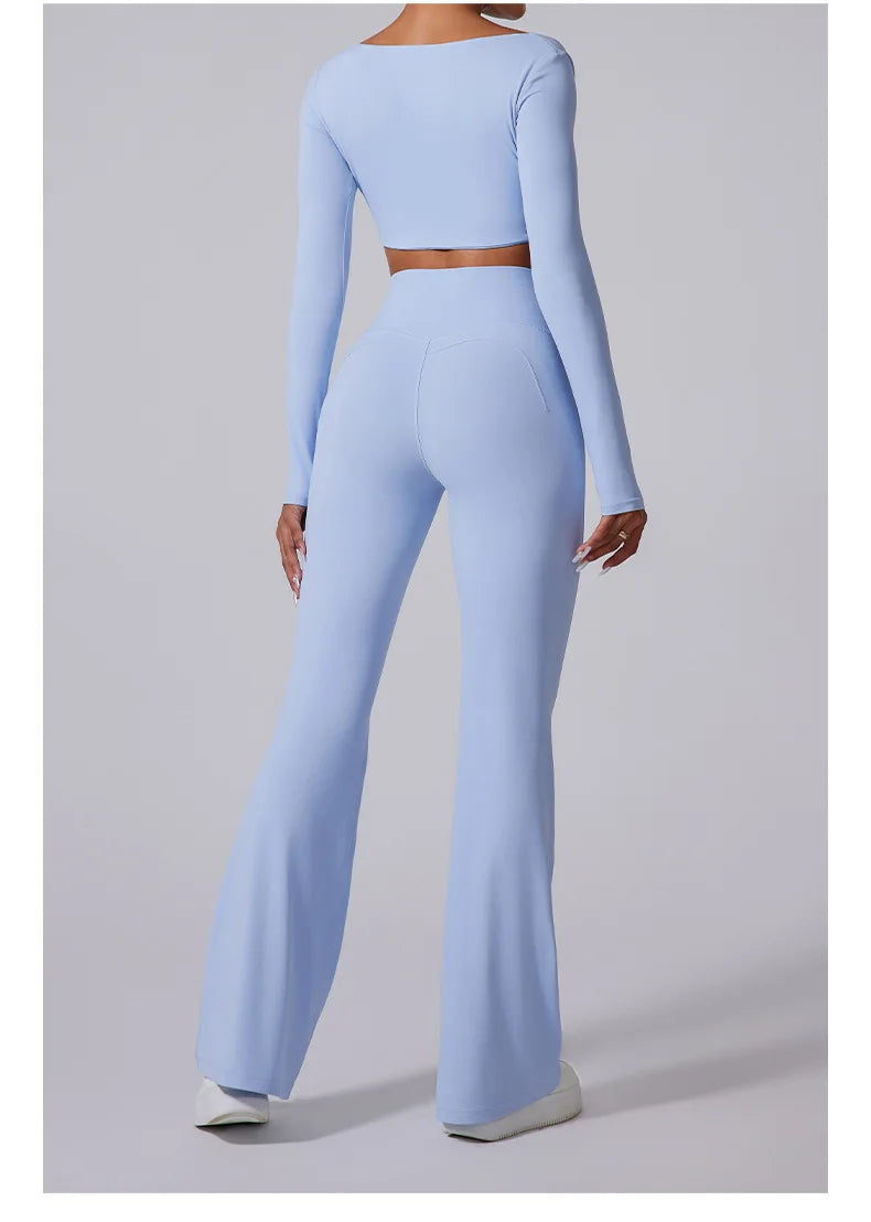 Högmidjade Vida Träningsbyxor Dam Yogapants