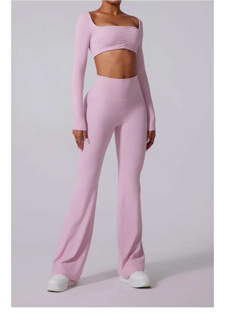Högmidjade Vida Träningsbyxor Dam Yogapants