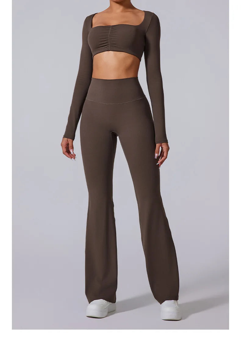 Högmidjade Vida Träningsbyxor Dam Yogapants