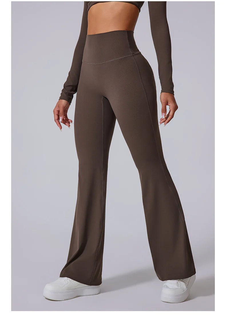 Högmidjade Vida Träningsbyxor Dam Yogapants