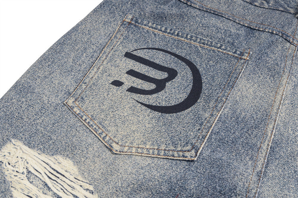 Unisex K-Style Wide Leg Denim Jeans - Loose Fit