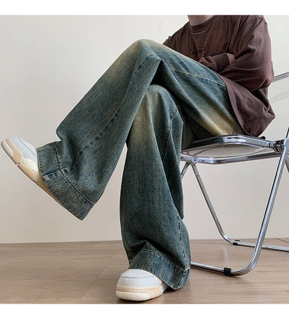 Men's Vintage Baggy Blue Jeans