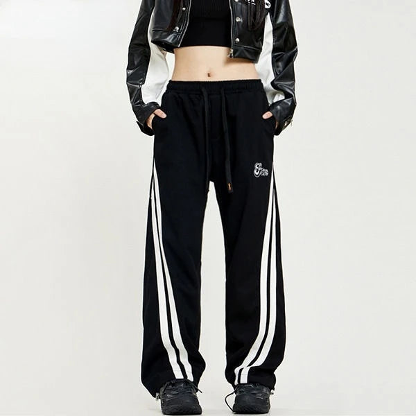 Oversized Striped Joggers