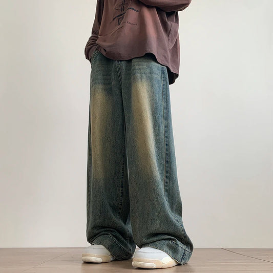 Men's Vintage Baggy Blue Jeans