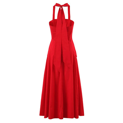 Vintage Floral Elegant Klänning För Sommaren