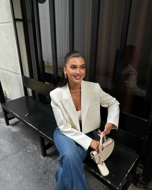 Luxury Elegant Long Sleeved Jacket