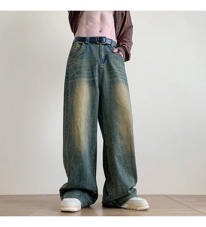 Men's Vintage Baggy Blue Jeans