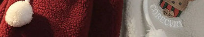Cute Elk Lamb Velvet Hoodie
