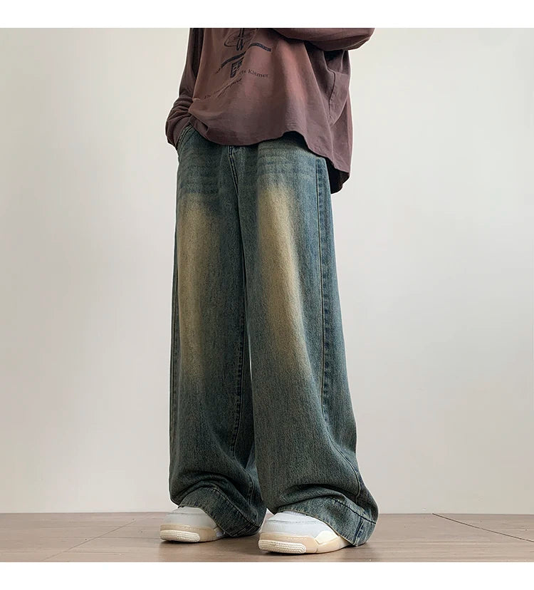 Men's Vintage Baggy Blue Jeans