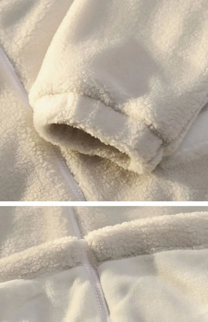 Cute Elk Lamb Velvet Hoodie