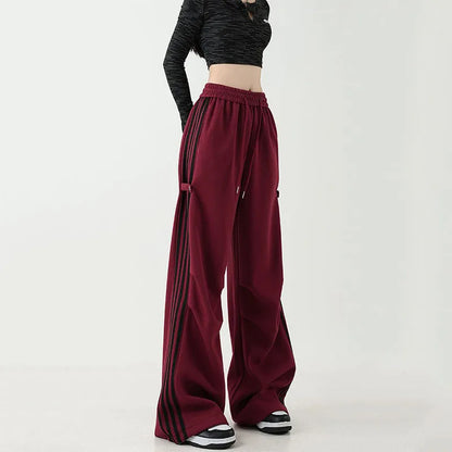 High Waist Black Cargo Pants - Loose Fit Wide Leg Trousers