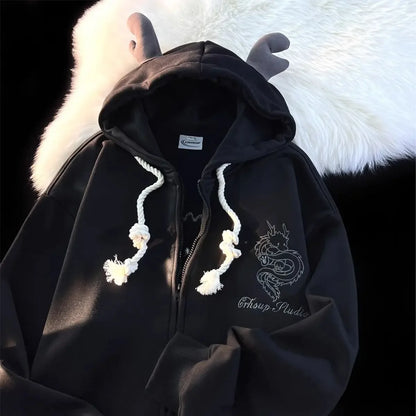 Harajuku Hoodie Year of The Dragon